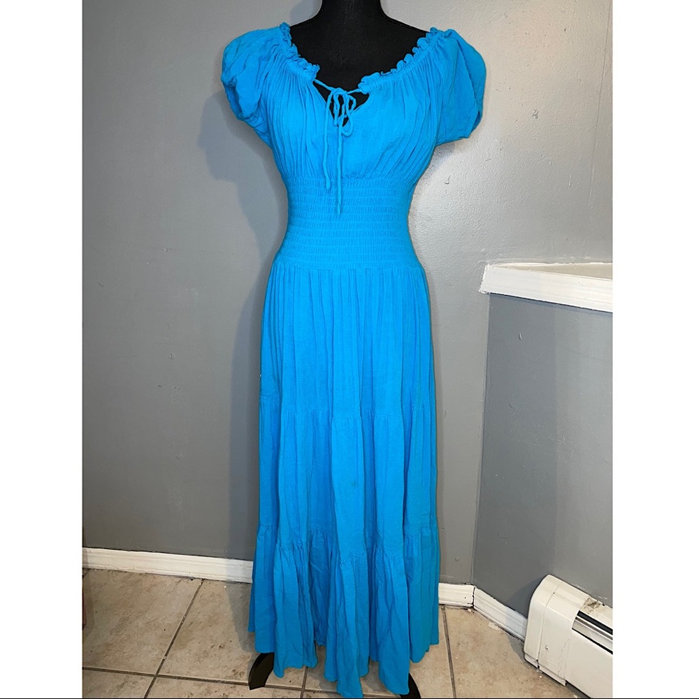 Blue dress